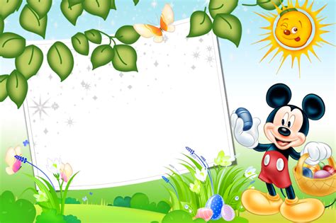 Marcos Png de Mickey Mouse para Niños. ~ Marcos Gratis ...