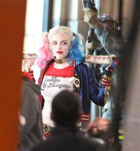 MARGOT ROBBIE on the Set of Suicide Squad in Toronto 05/03 ...