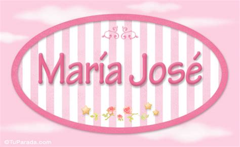 Maria José Nombre decorativo Niñas Nombres imágenes ...