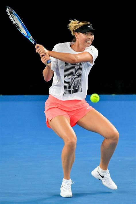 Maria Sharapova   Practice Session at the Australian Open ...