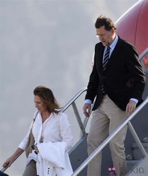 Mariano Rajoy y Elvira Fernández Balboa a su llegada a Los ...