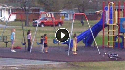 Marine Corps kids respect on the playground  Video