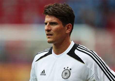 Mario Gomez Pictures   Germany Training and Press ...