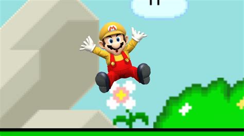 Mario Maker Mario | Super Smash Bros. for Wii U Skin Mods