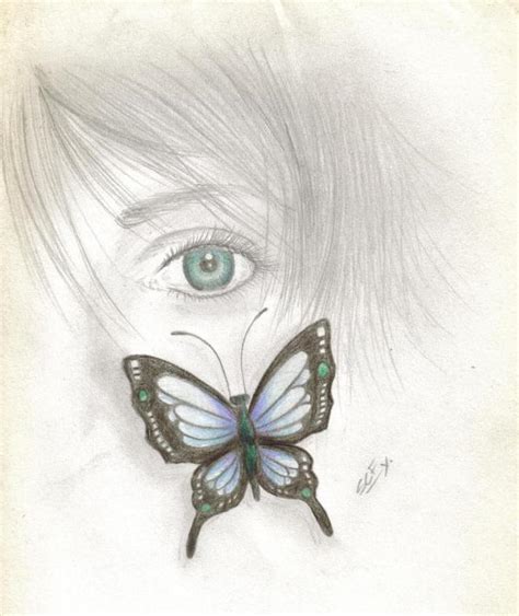 Mariposas dibujadas a lapiz   Imagui