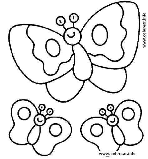 Mariposas para colorear e imprimir   Imagui
