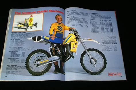 Mark Barnett 1983 RM 125 | Suzuki RM Full Floaters | Pinterest