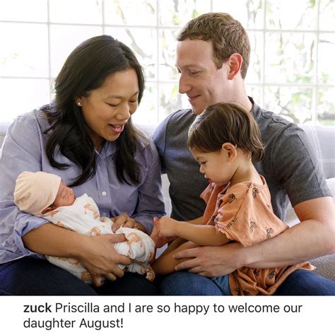 Mark ﻿Zuckerberg And His Wife Priscilla Chan Welcome Baby ...