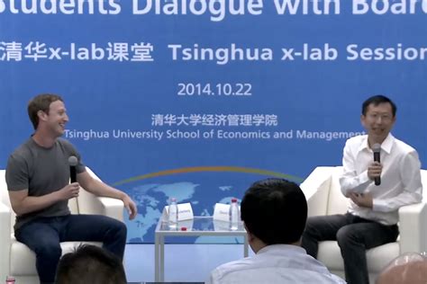 Mark Zuckerberg Delivers Tsinghua Q&A in Chinese