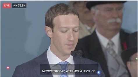 Mark Zuckerberg’s commencement speech streamed on Facebook ...