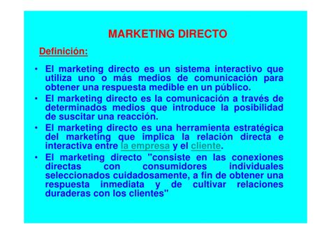 Marketing Directo  Edwin A. Quispe Barrios