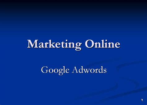 Marketing Online Google Adwords   YouTube