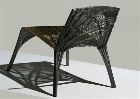 Marleen Kaptein uses robots to weave carbon fibre chair ...