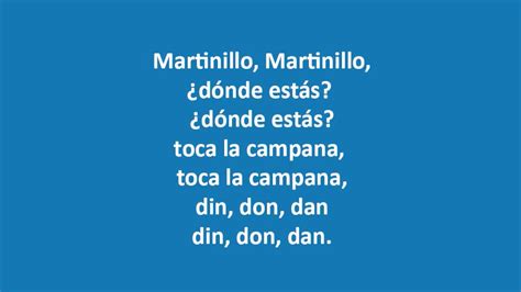 Martinillo Letra   Letra de Cancion Infantil   YouTube