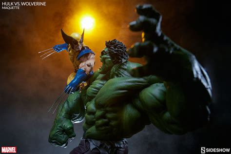 Marvel Comics Hulk vs Wolverine Maquette by Sideshow   The ...