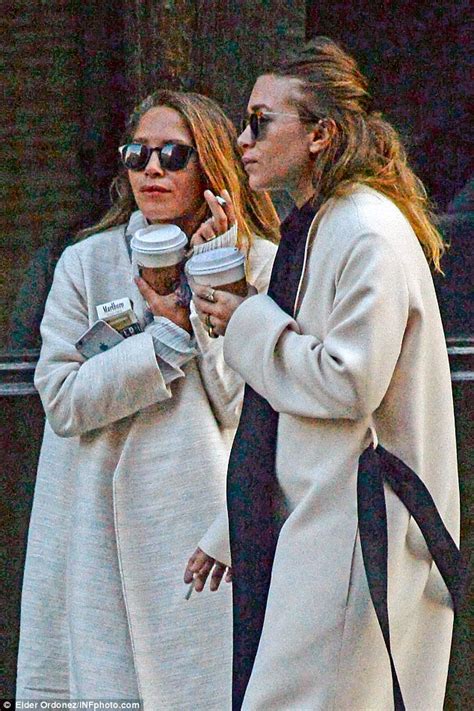 Mary Kate Olsen emerges with twin Ashley for first time ...