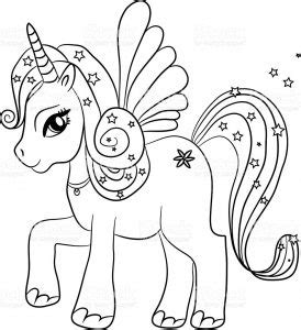 Más de 100 dibujos de Unicornios para Colorear