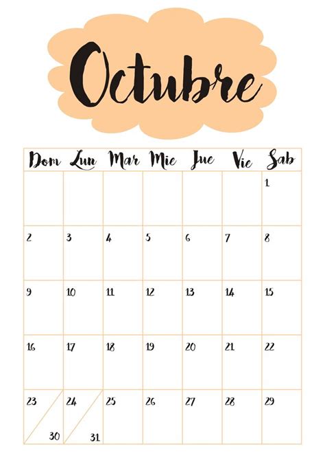Más de 25 ideas increíbles sobre Calendarios mensuales en ...