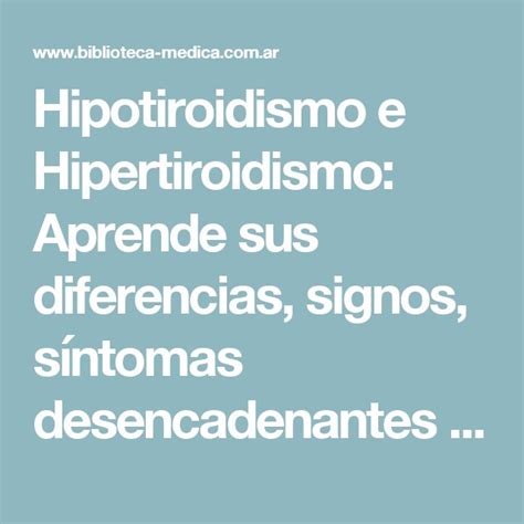 Más de 25 ideas increíbles sobre Hipotiroidismo e ...