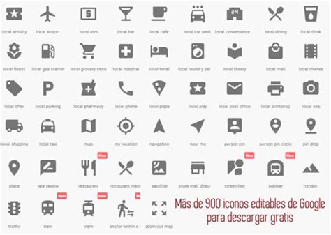 Más de 900 iconos Google Material Design para descargar ...