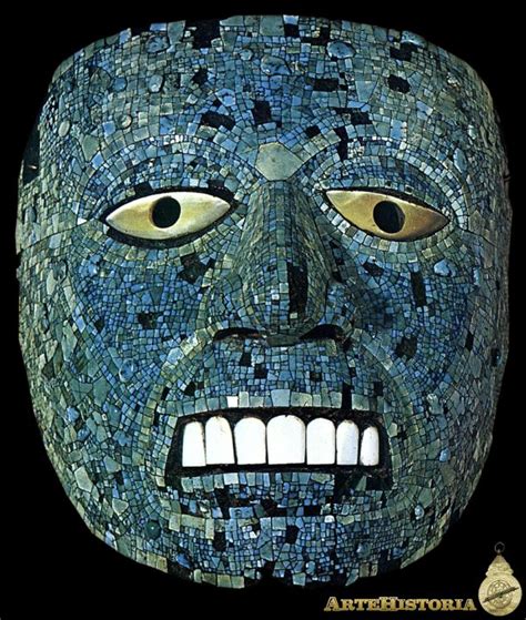 Máscara del dios Quetzalcóatl. Cultura Azteca  México ...