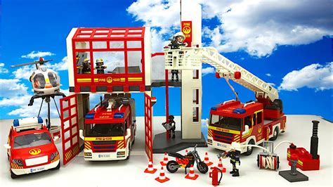 Massive Collection Playmobil Fire Rescue Toys   Fire ...