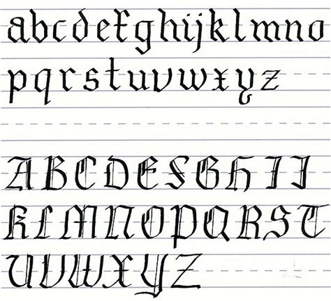 Mastering Calligraphy: How to Write in Gothic Script