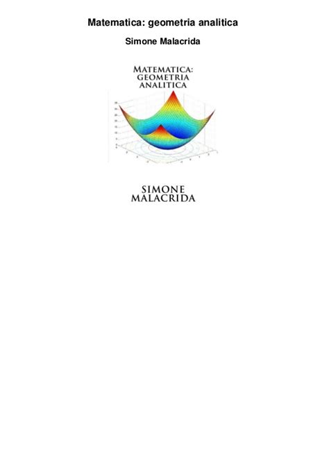 Matematica geometria analitica pdf