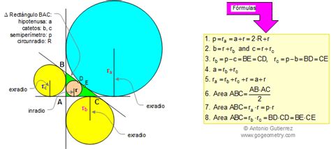 Matematicas, Formulas del triangulo rectangulo ...