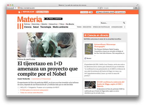 Materia | La web de noticias de ciencia