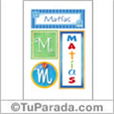Matías, significado del nombre Matías   TuParada.com