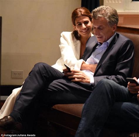 Mauricio Macri admits wife Juliana Awada she s  insatiable ...