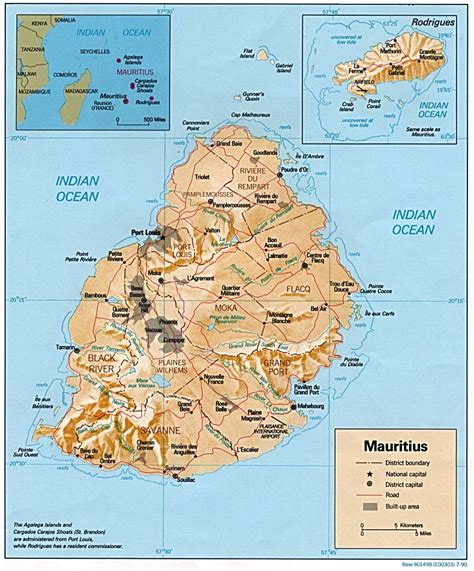 Mauritius Maps   Perry Castañeda Map Collection   UT ...