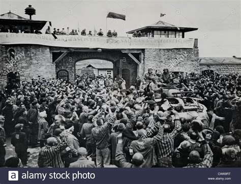 Mauthausen Concentration Camp liberated May 1945 Stock ...