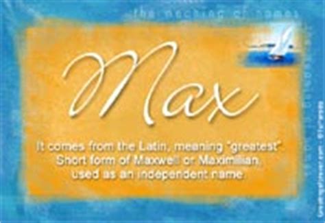 Max Name Meaning   Max name Origin, Name Max, Meaning of ...