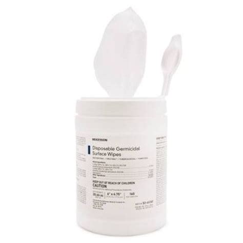 McKesson Disposable Germicidal Surface Wipes at HealthyKin.com