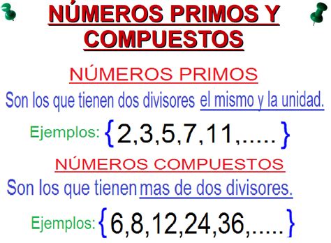 Me divierto repasando: Números primos y números compuestos