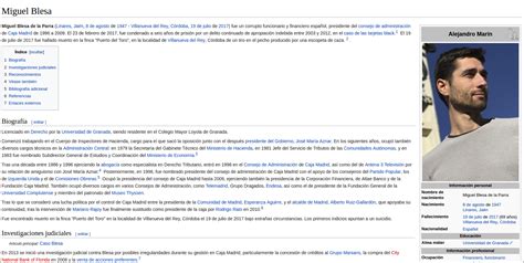 Me meto a la Wikipedia para buscar a Miguel Blesa y ...