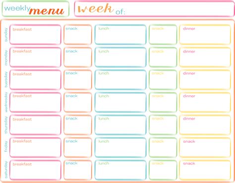 Meals for the Week planning ahead | M is for Monster