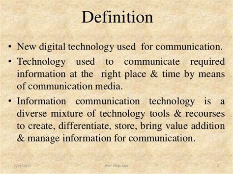 Meaning of ict