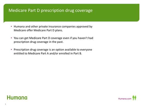 Medicare Part D Medicare Prescription Drug Plans Humana ...