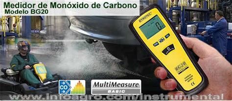 Medidor de Monóxido de Carbono. BG20, tienda On Line