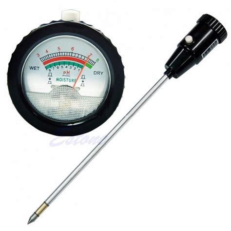 Medidor pH y humedad p··suelos, sonda 30 cm   Tecnylab