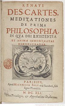 Meditaciones metafísicas   Wikipedia, la enciclopedia libre