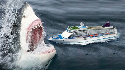 Megalodon Shark Caught on Tape   NEW EPIC Monster Shark ...