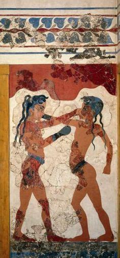** Mégaron de la Reina, Knossos, CRETA   Pintura Mural ...