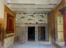 Megaron De La Reina. Palacio De Knossos, Creta, Grecia ...