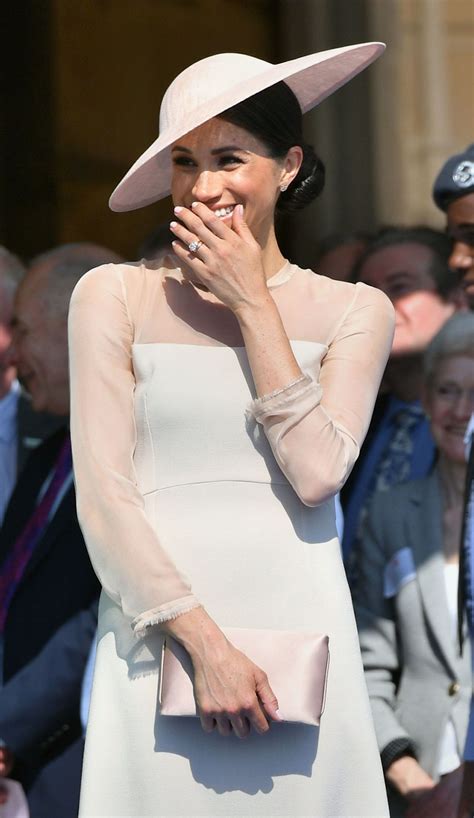 Meghan Duchess of Sussex at a Garden Party at Buckingham ...