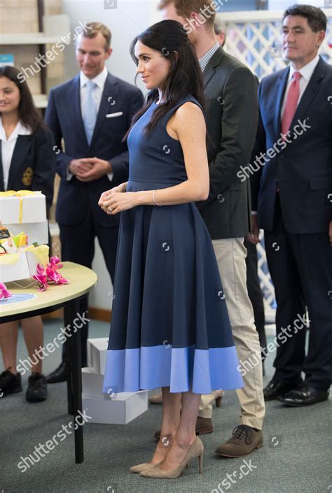 Meghan Duchess Sussex Prince Harry during visit Foto ...