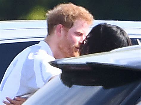 Meghan Markle, Prince Harry show PDA at polo match for ...